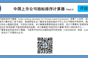 中国上市公司指标排序计算器V2.1