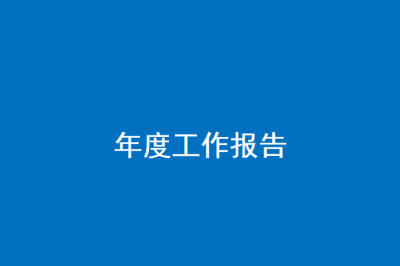 2025年度工作报告公开